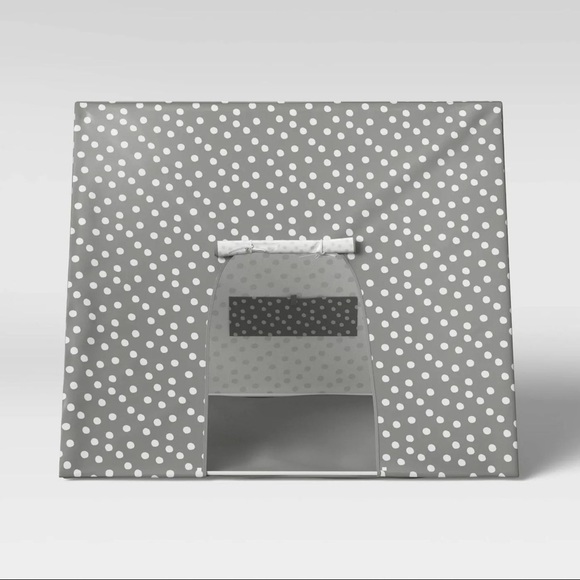 NIB! A Frame grey and white dots pillowfort tent - Picture 4 of 9